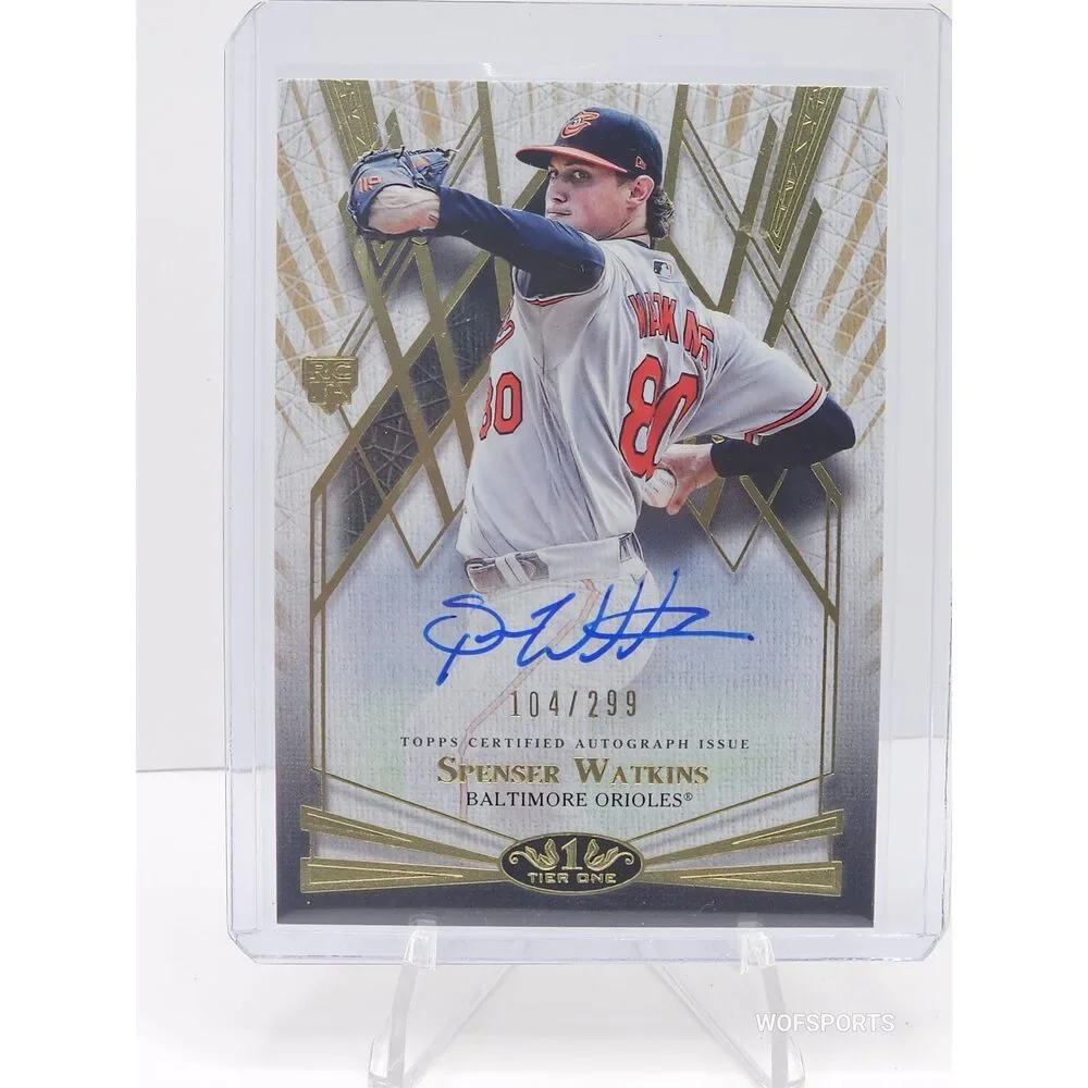 2022 Topps Certified Rookie Auto 104/299 Spenser Watkins - Baltimore Orioles
